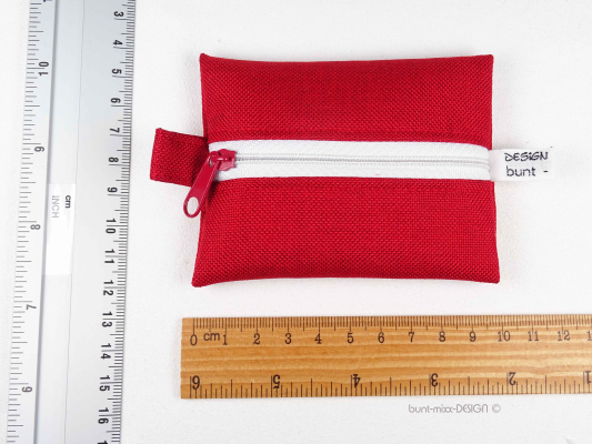 wetbag TaTüTa rot mit Zipper weiß